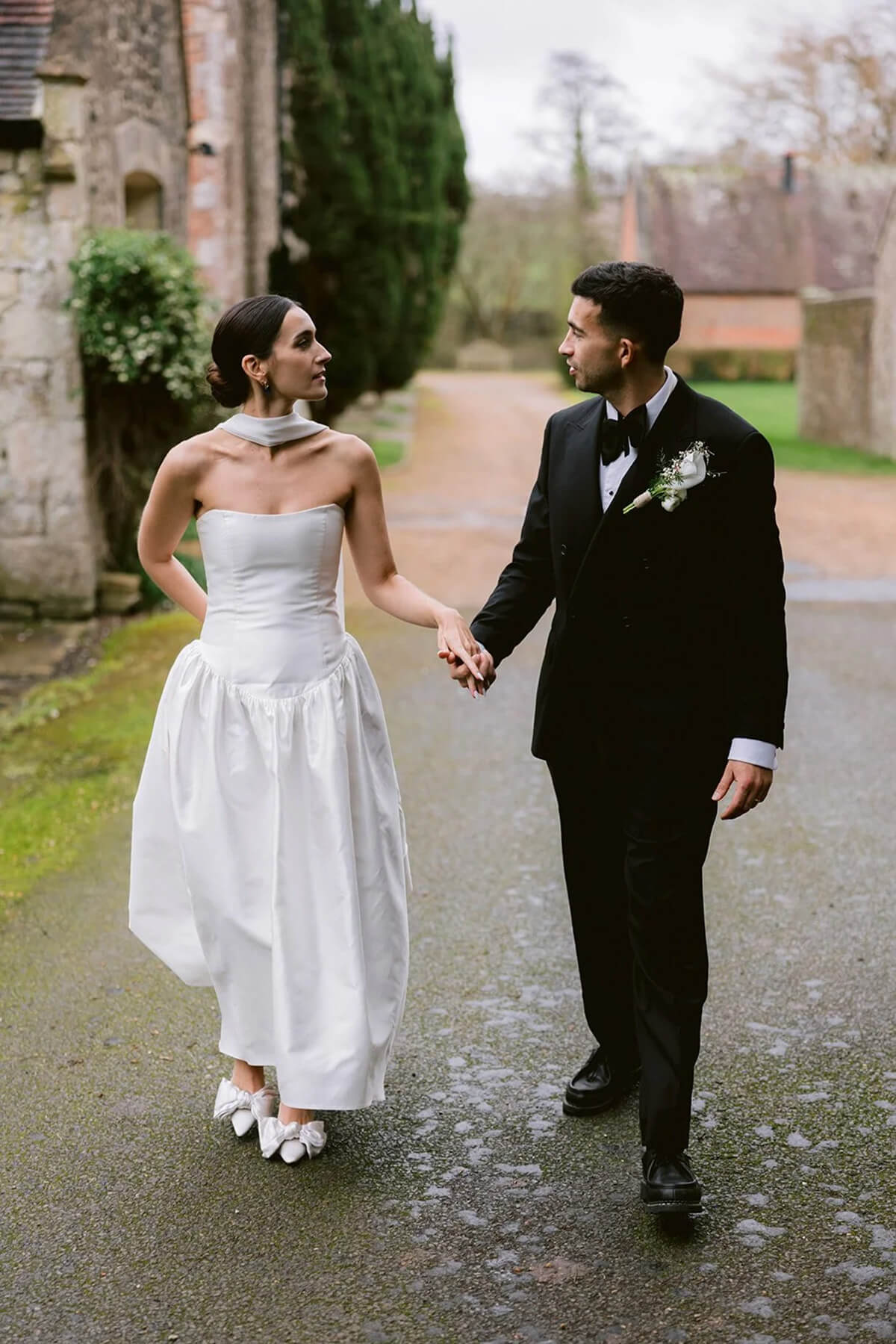 Fiona and Liam at their New Year's Eve wedding on the Isle of Wight — planned by Wed & Prosper