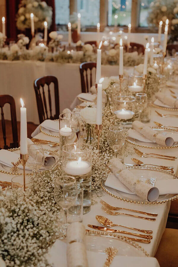 Wedding tablescape — Isle of Wight